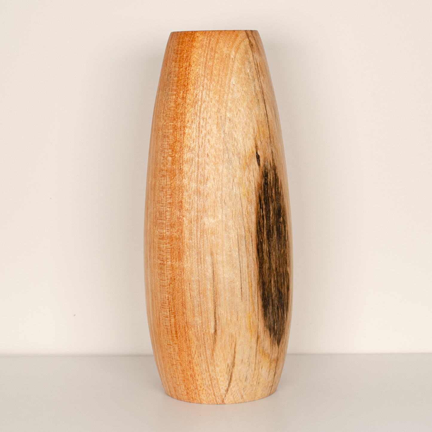 Silver Wattle curved Timber Vase Live Edge