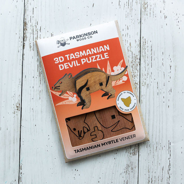 Tasmanian Devil 3D Puzzle in Myrtle