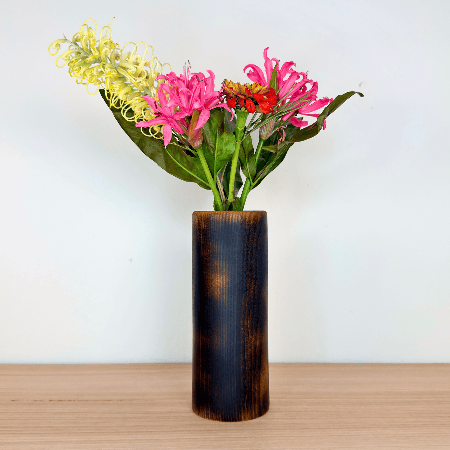 Sassafras Straight Burnt Vase