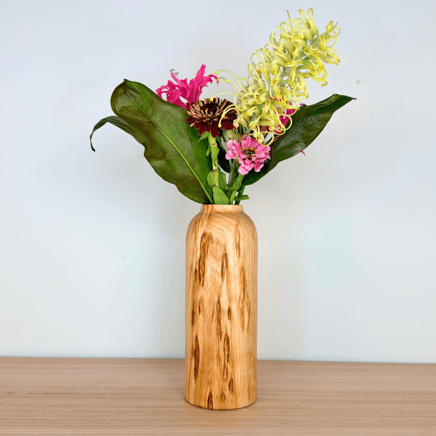 Tasmanian Oak Bottle Vase