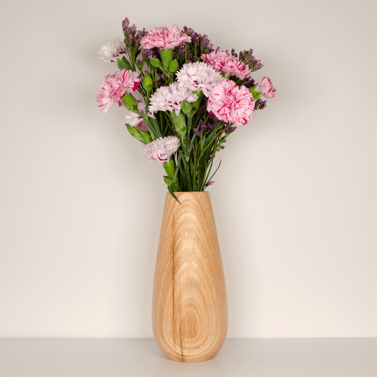 Tasmanian Oak Teardrop Timber Vase