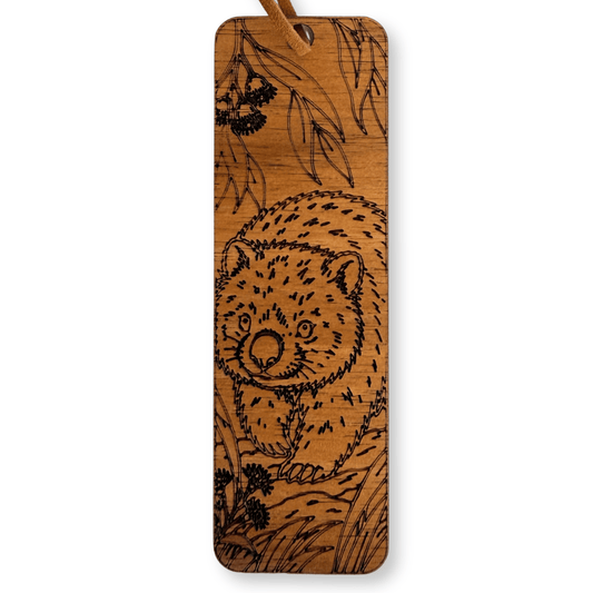 Wombat Timber Bookmark