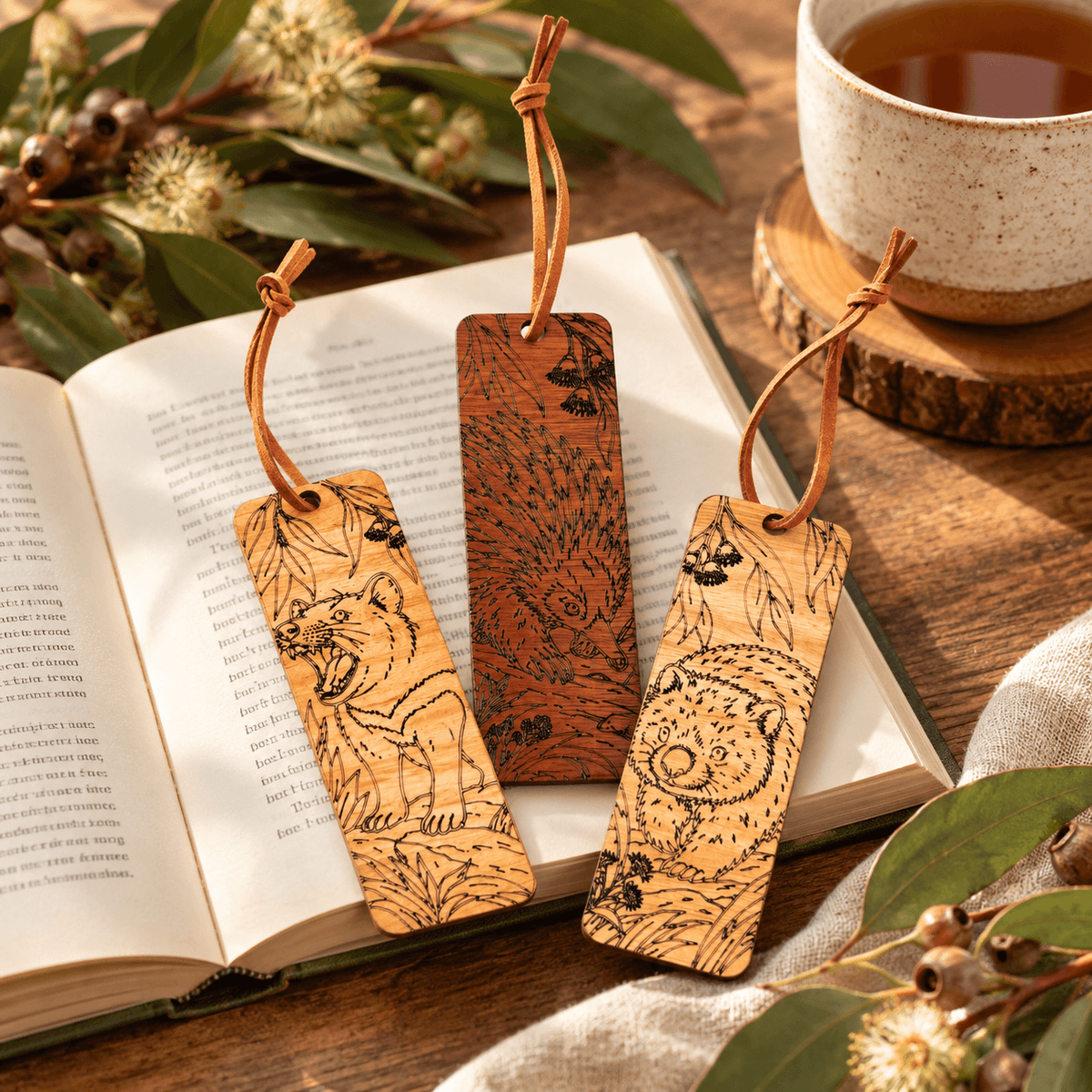 Timber Bookmarks