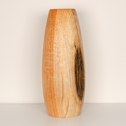 Silver Wattle curved Timber Vase Live Edge