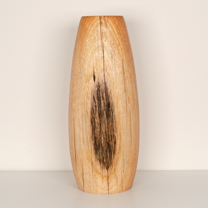 Silver Wattle curved Timber Vase Live Edge