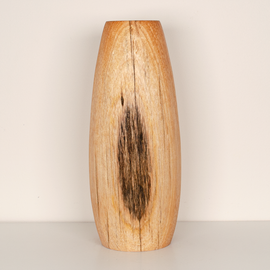 Silver Wattle curved Timber Vase Live Edge
