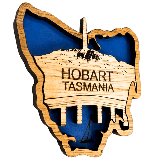 Hobart Tasmania Tas Oak Magnet