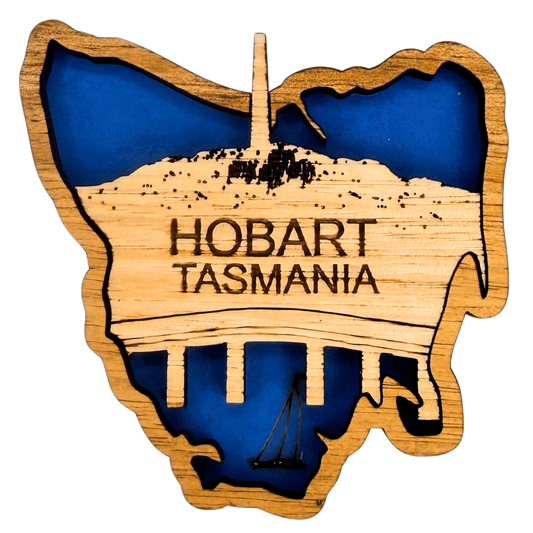 Hobart Tasmania Tas Oak Magnet