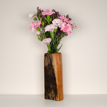 Myrtle Straight Timber Vase Live Edge