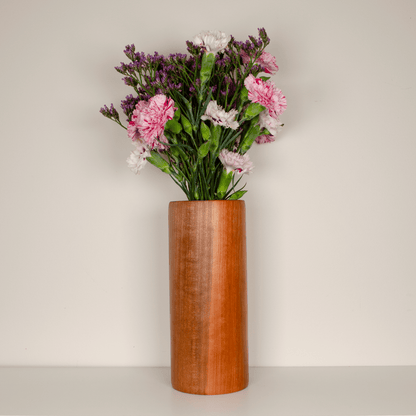Myrtle Straight Timber Vase