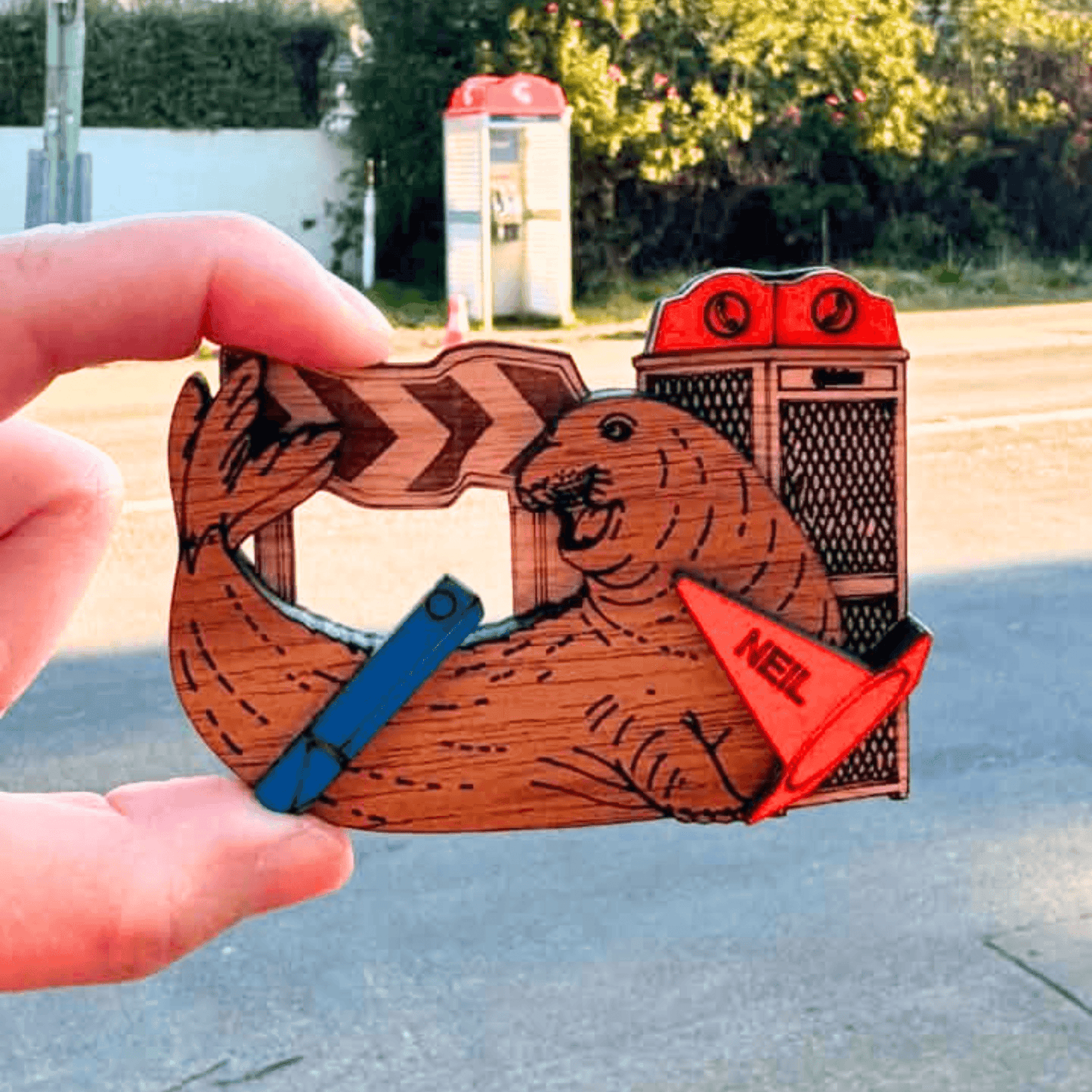Neilzilla Magnet