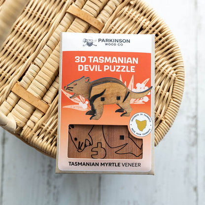 Tasmanian Devil 3D Puzzle in Myrtle