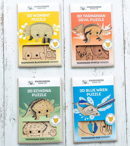 3D Animal Puzzle Set of 4