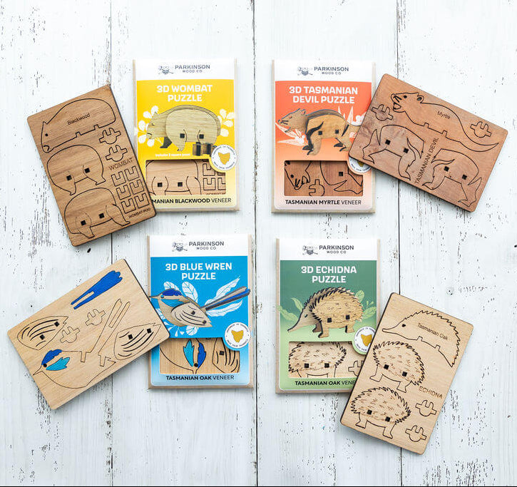 3D Animal Puzzle Set of 4