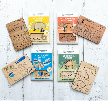 3D Animal Puzzle Set of 4