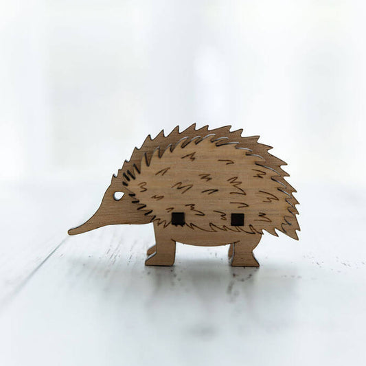Echidna 3D Puzzle in Tasmanian Oak