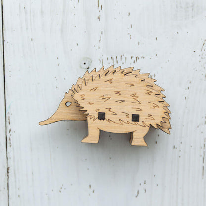 Echidna 3D Puzzle in Tasmanian Oak