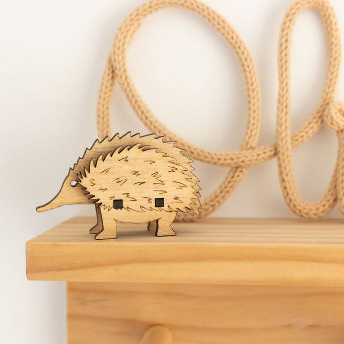 Echidna 3D Puzzle in Tasmanian Oak