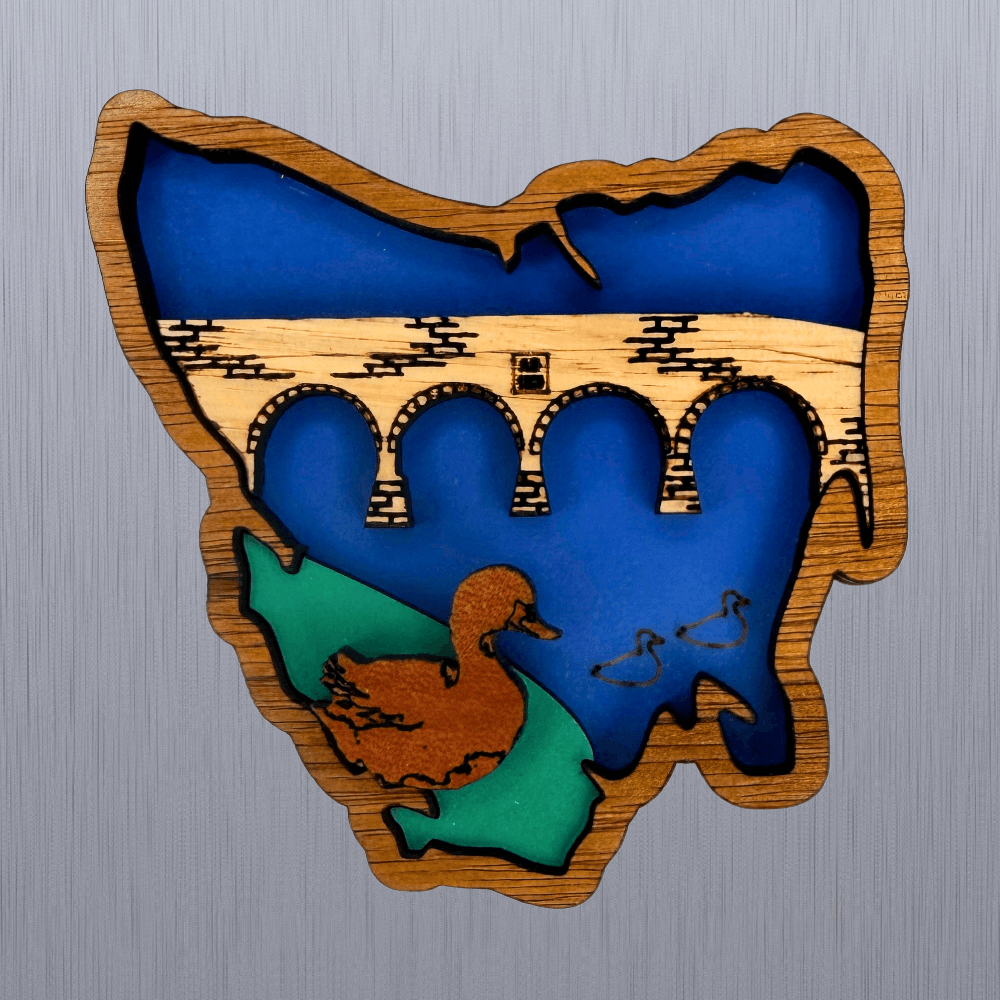 Richmond Tasmania Timber Magnet