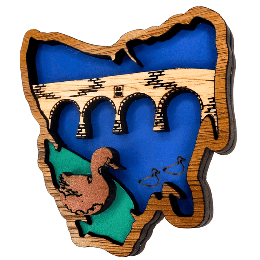 Richmond Tasmania Timber Magnet