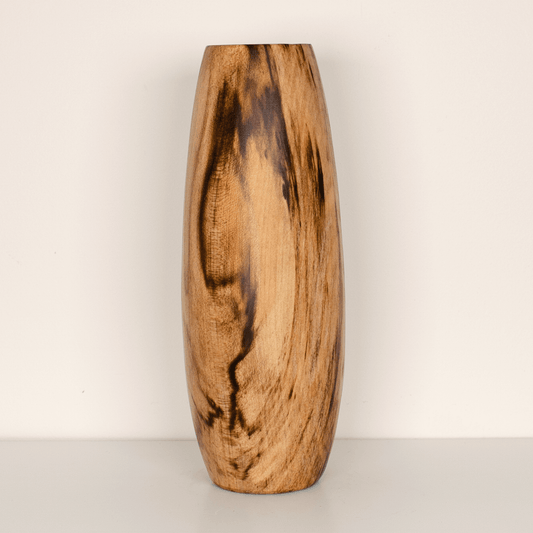 Spalted Sassafras Curve Vase