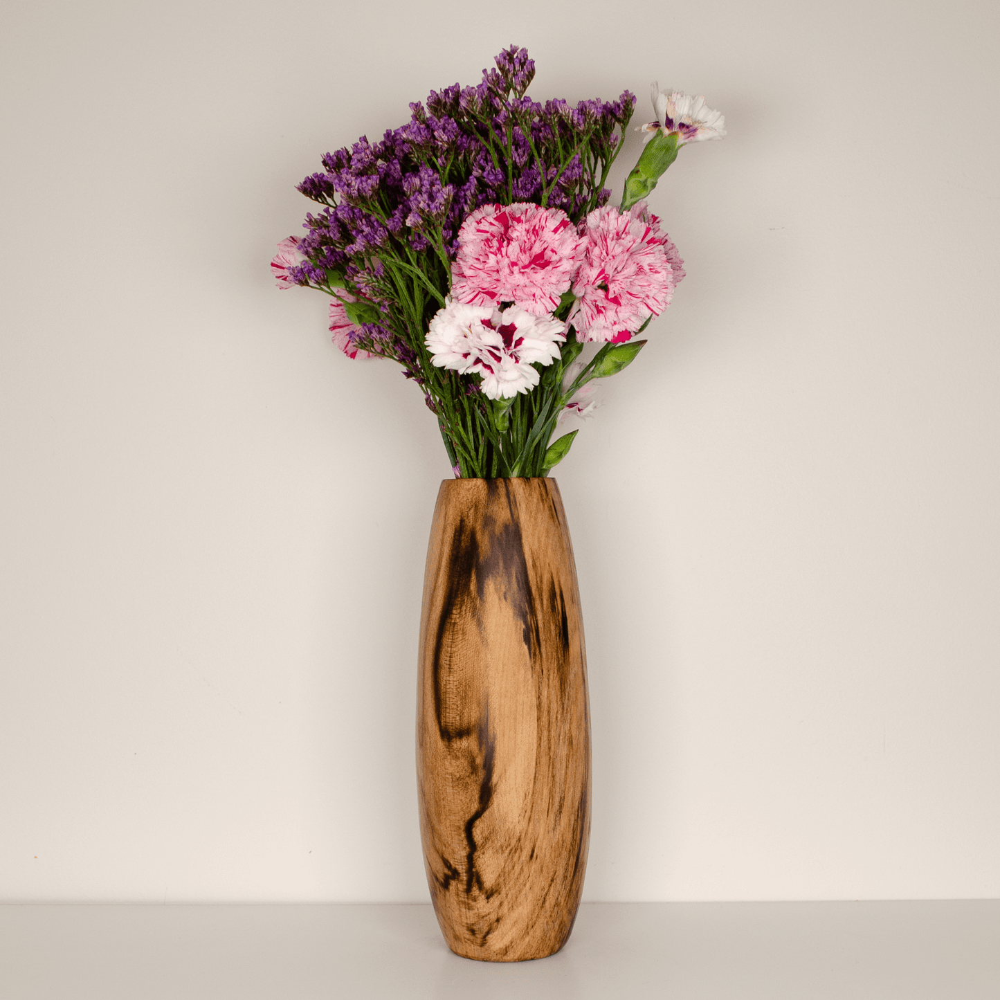 Spalted Sassafras Curve Vase