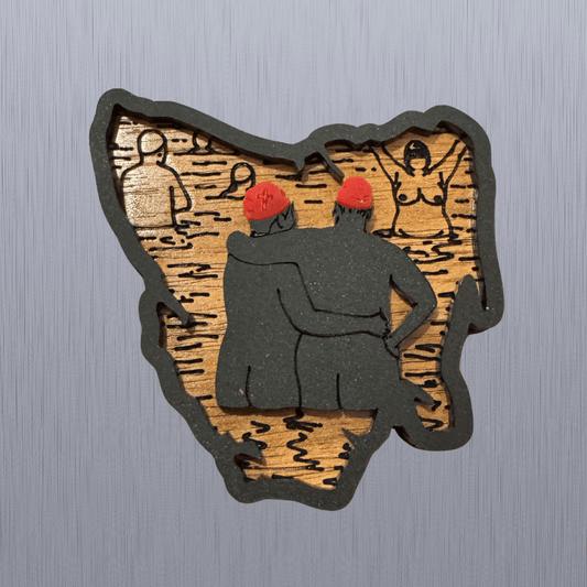 Tasmanian Nude Swim Magnet