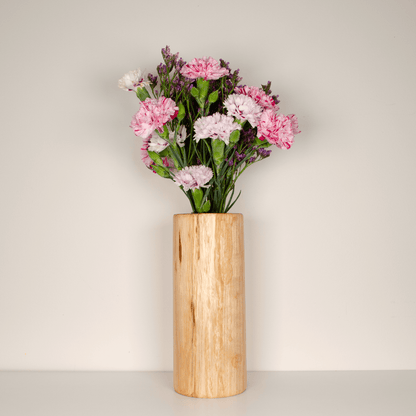 Tasmanian Oak straight Timber Vase