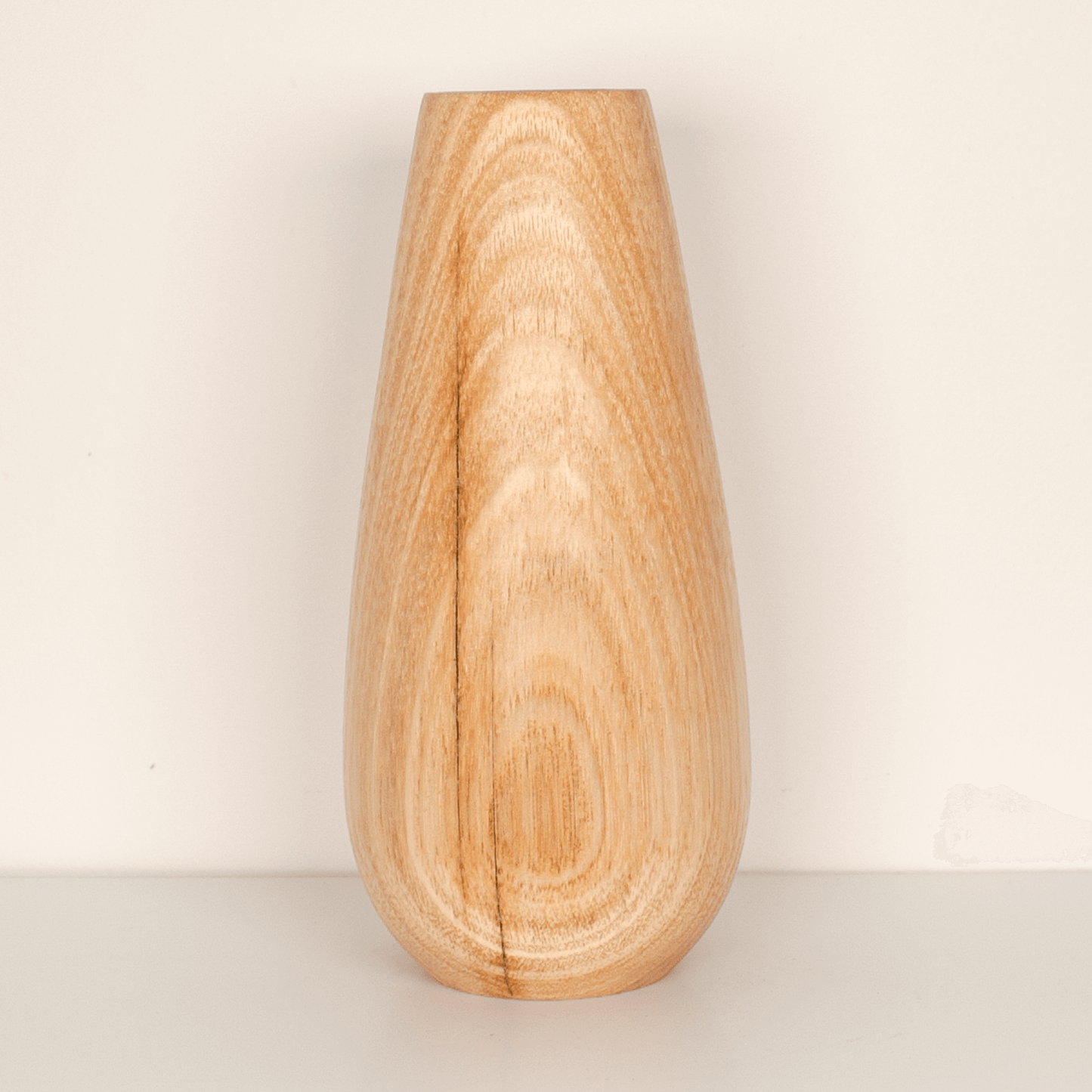 Tasmanian Oak Teardrop Timber Vase