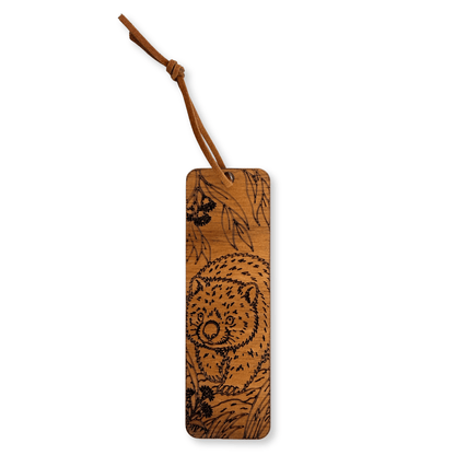 Wombat Timber Bookmark